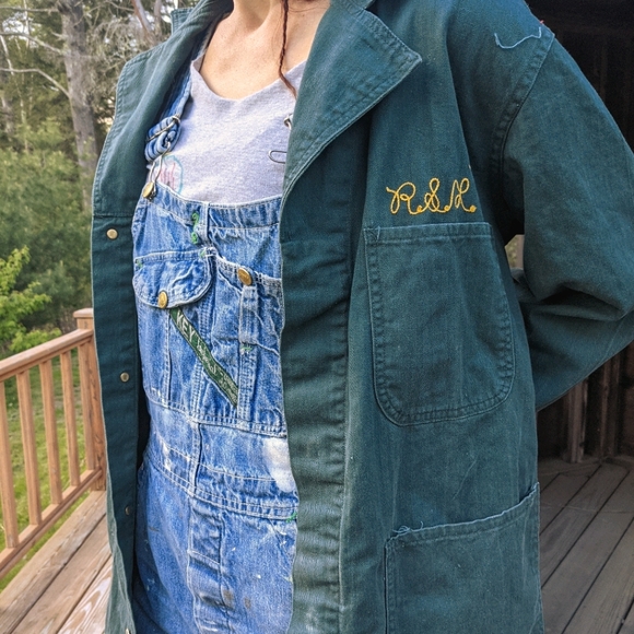 ✨SOLD✨VTG 30s SYLVANIA Electronic Tubes Coat - Picture 2 of 10